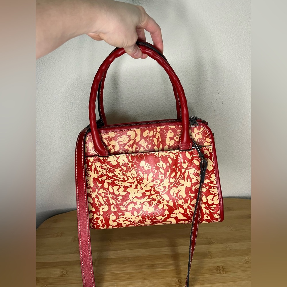 Patricia Nash Wildflower Ruffle Paris Satchel - Picture 5 of 14